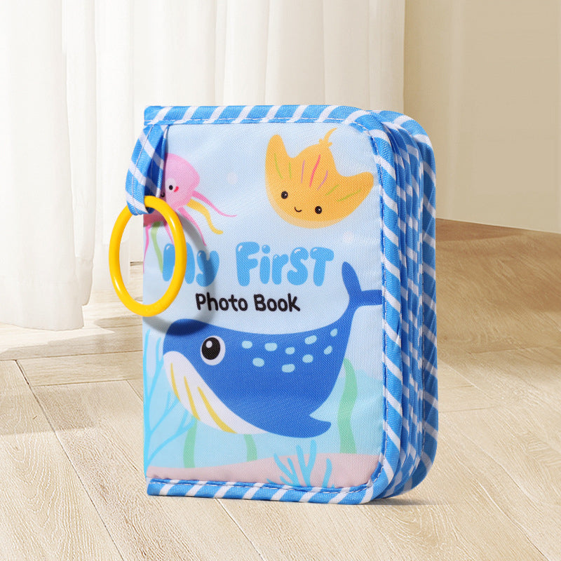 Fabric baby photo album