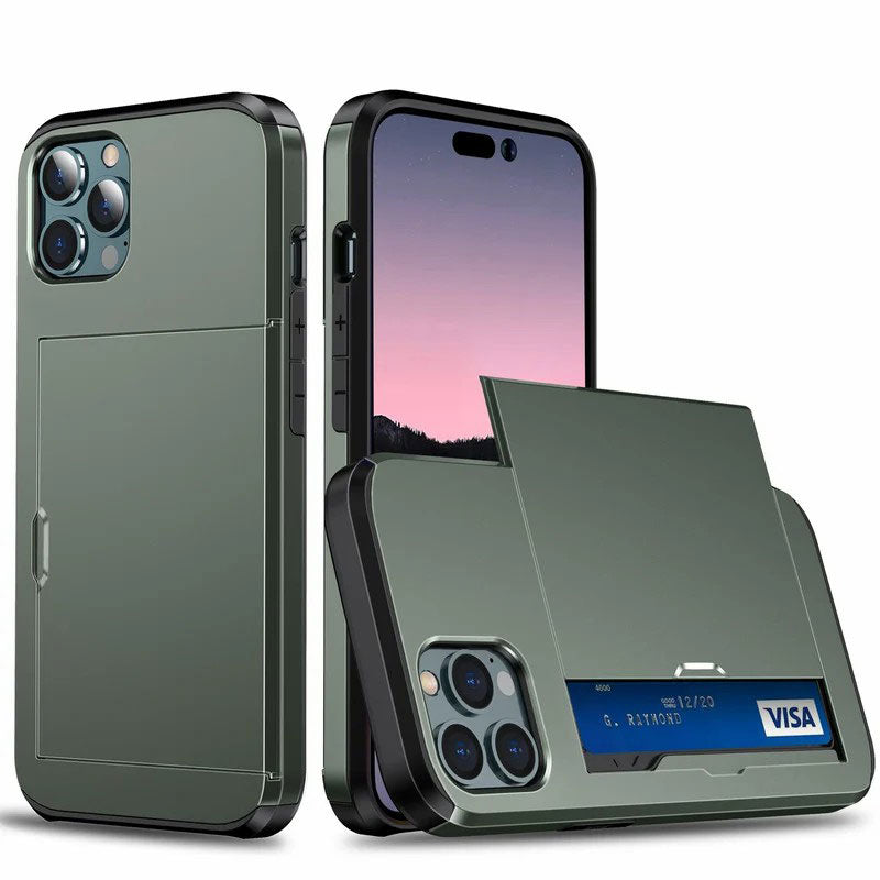 Mobile phone case with card slot