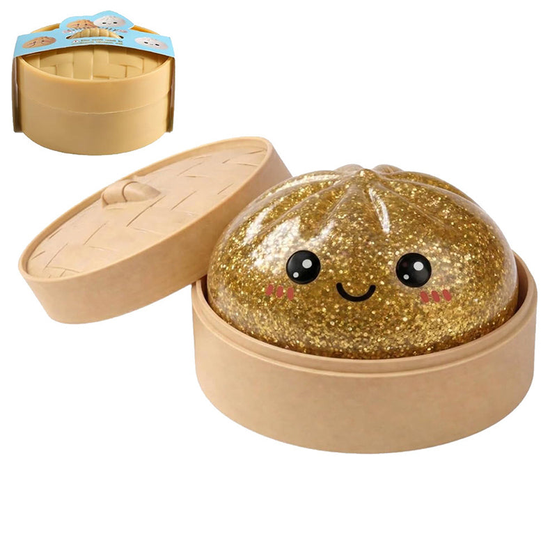 Glowing "Steamed Bun" Style Mystery Stress-Relief Squeeze Toy (Color Random)
