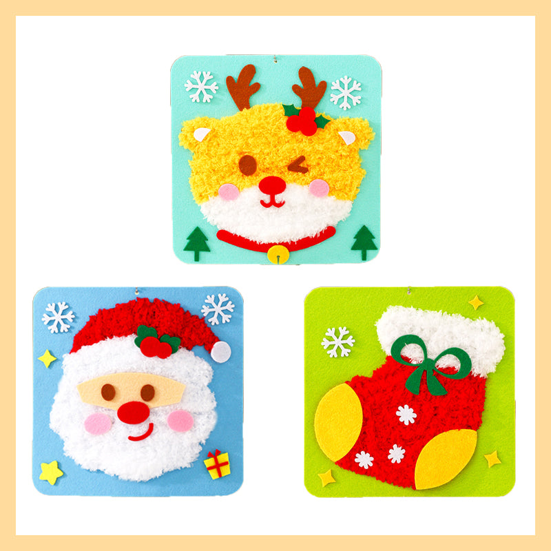 Christmas DIY Embroidery Doll Set