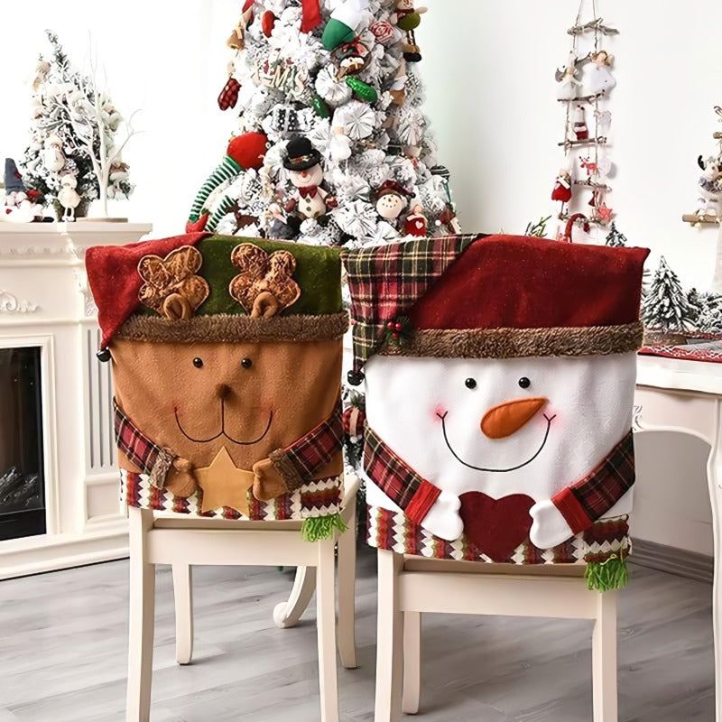 💥Cute Christmas themed chair covers🎄