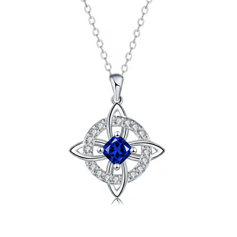 Natural Crystal Witch's Knot Necklace