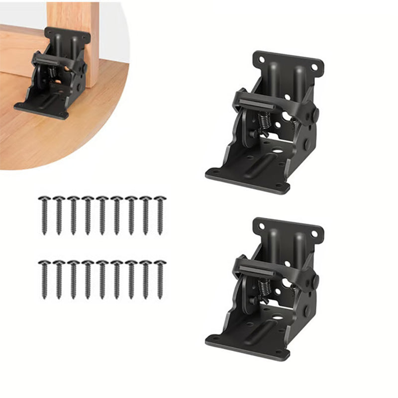 Table support self-locking hinge