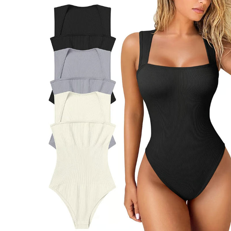 Sleeveless vest bodysuit