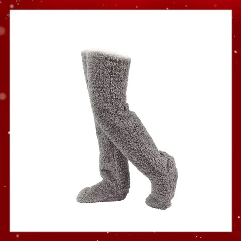💕Velvety Fleece Knee Socks For Christmas❄️🎅