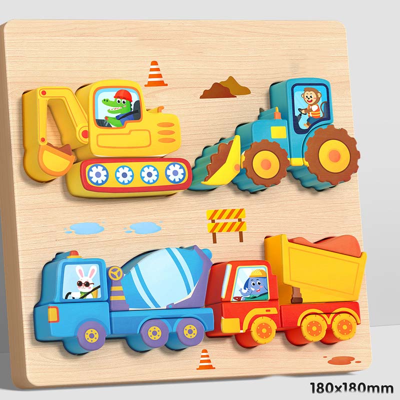 Educational 3D Wooden Puzzle