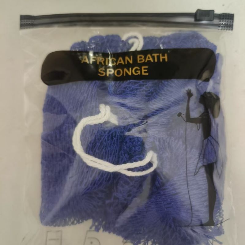 African high elastic exfoliating mesh bath towel