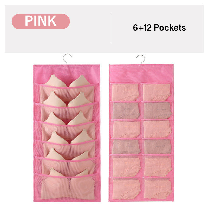 Double-sided underwear storage bag