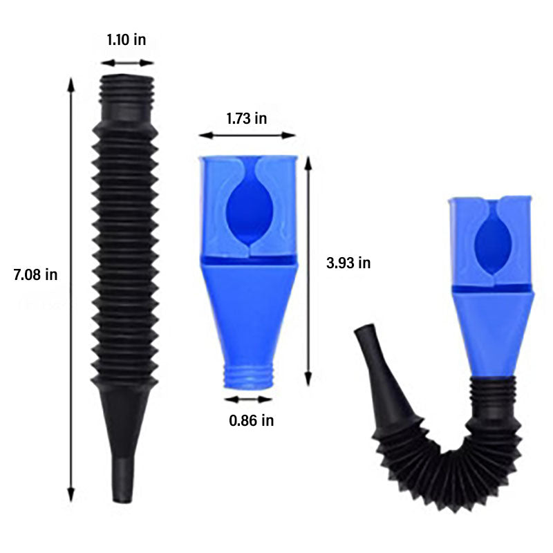 Portable Retractable Refueling Funnel