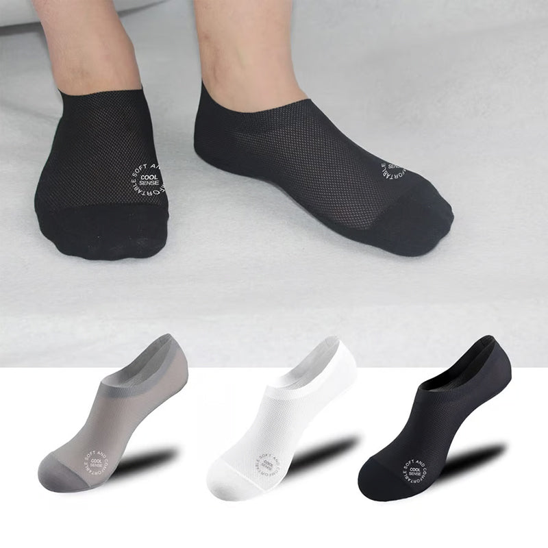 🔥Ultra-thin lining non-slip invisible socks