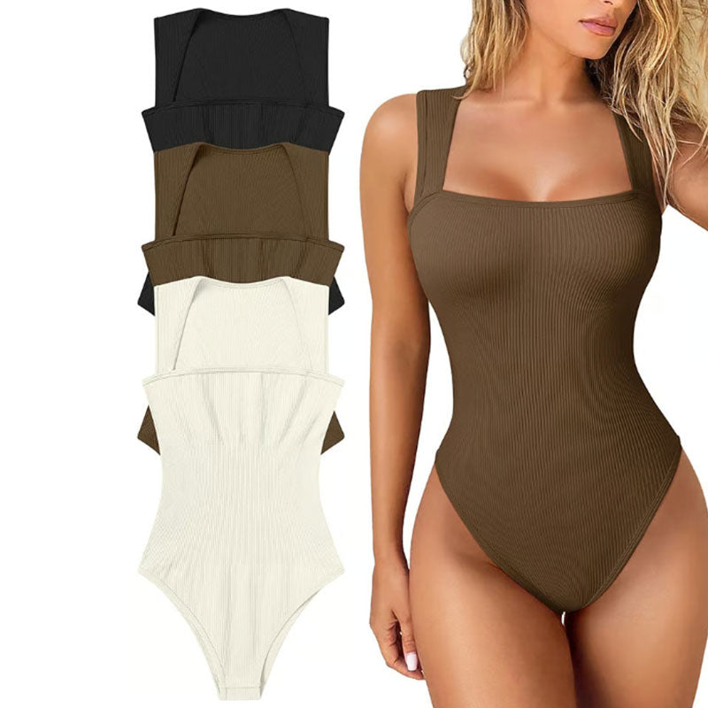 Sleeveless vest bodysuit