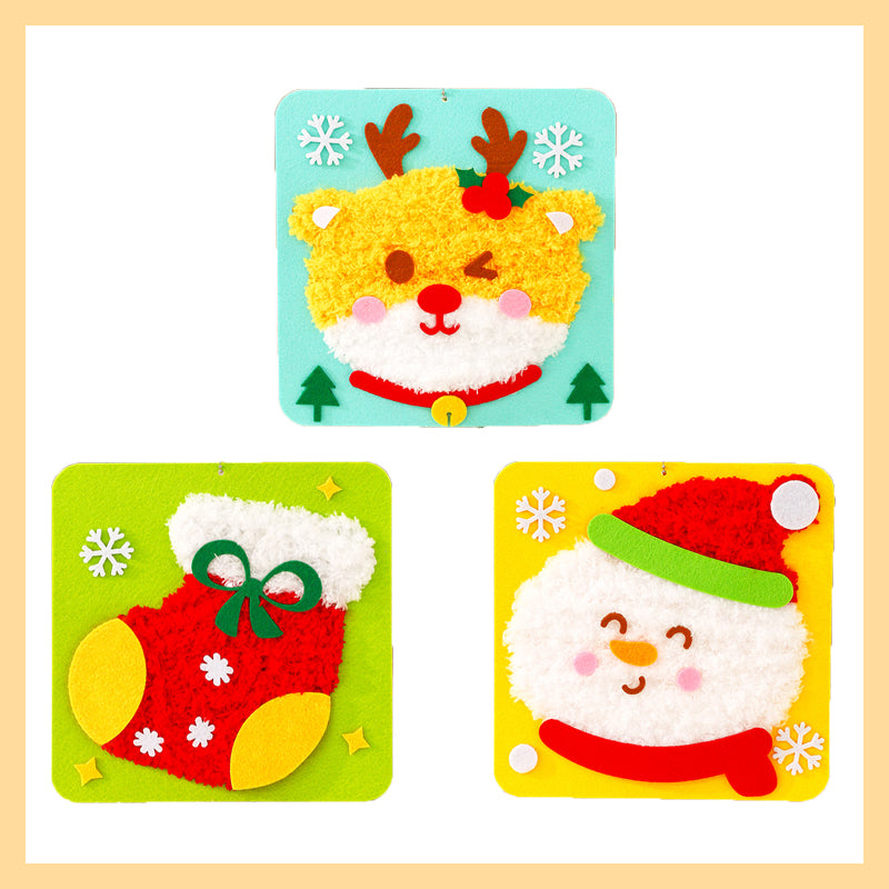 Christmas DIY Embroidery Doll Set