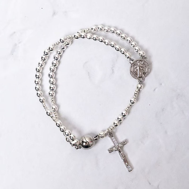 Handmade rosary bracelet
