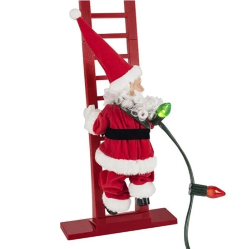 Santa Claus Climbs the Ladders