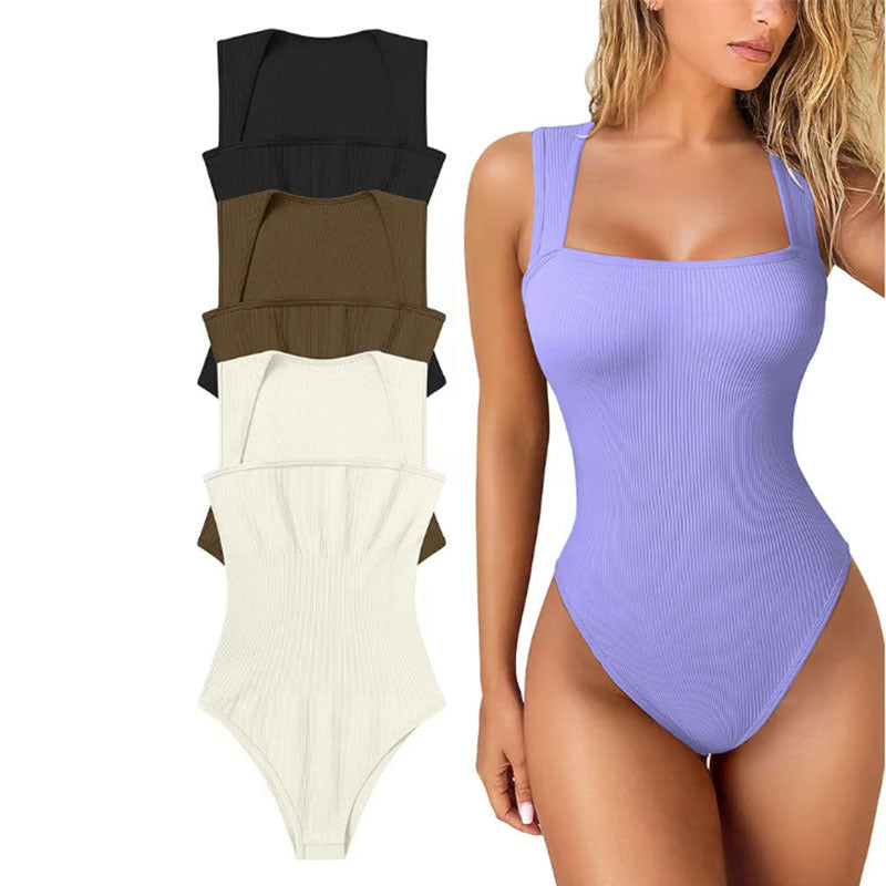 Sleeveless vest bodysuit