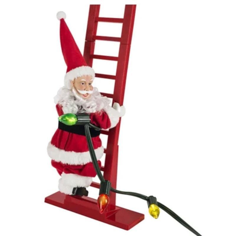 Santa Claus Climbs the Ladders