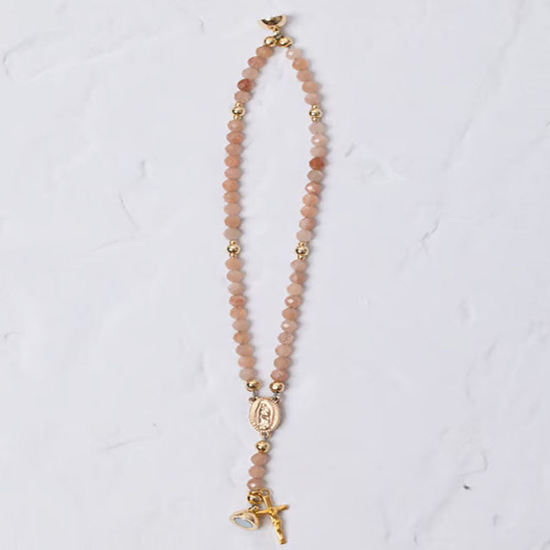 Handmade rosary bracelet