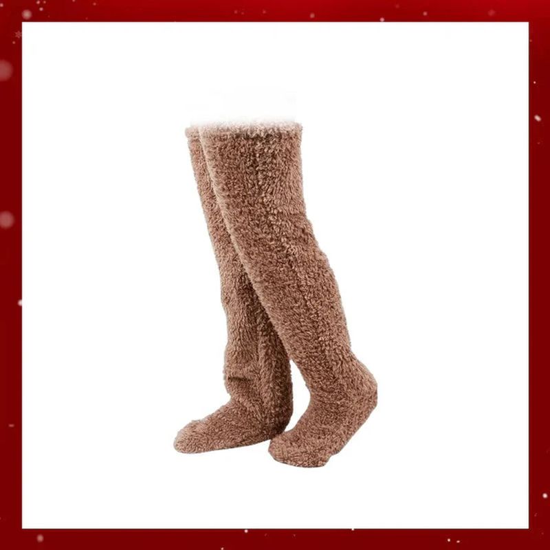 💕Velvety Fleece Knee Socks For Christmas❄️🎅