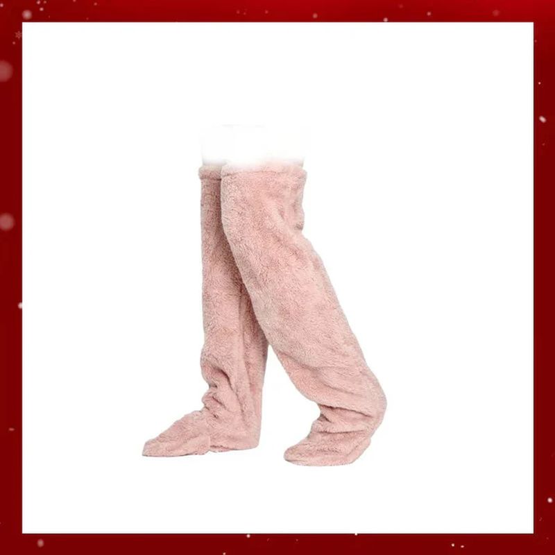 💕Velvety Fleece Knee Socks For Christmas❄️🎅