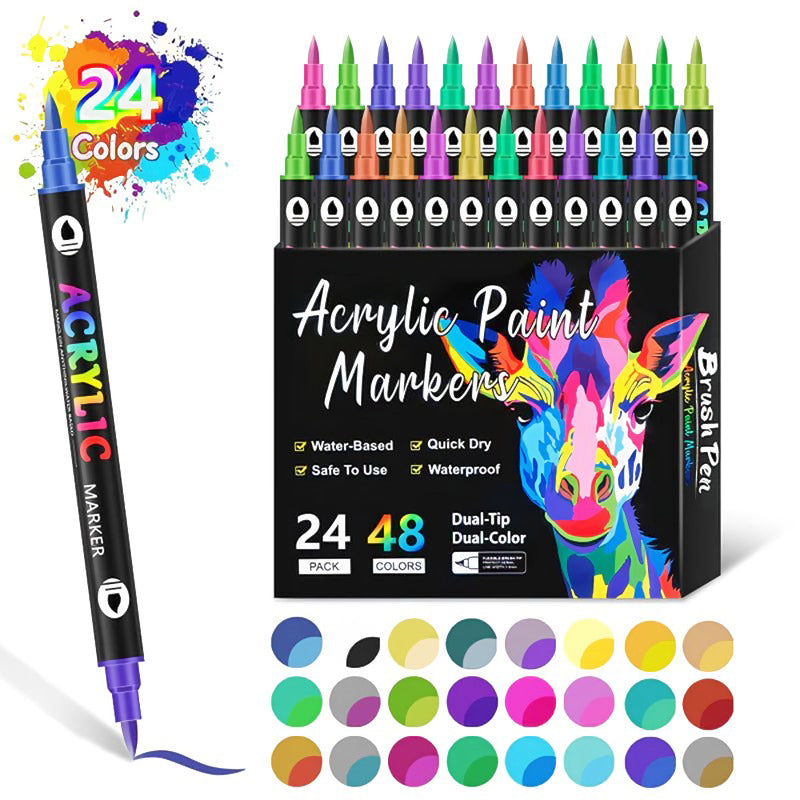 Double-Headed Acrylic Paint Pen