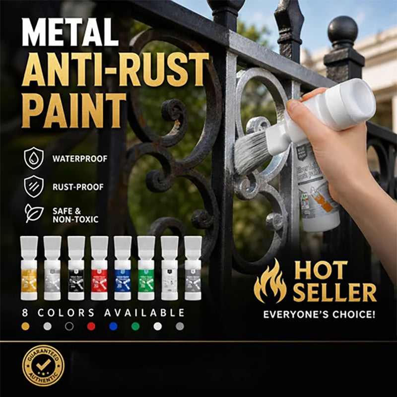 Metallic Spray Paint With Brush