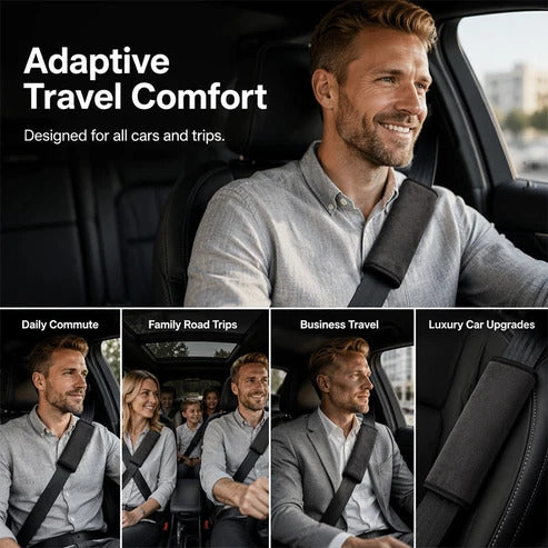 Universal Faux Suede Car Seat Belt Cover