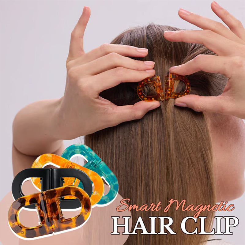 Creative anti-slip magnetic hair clip