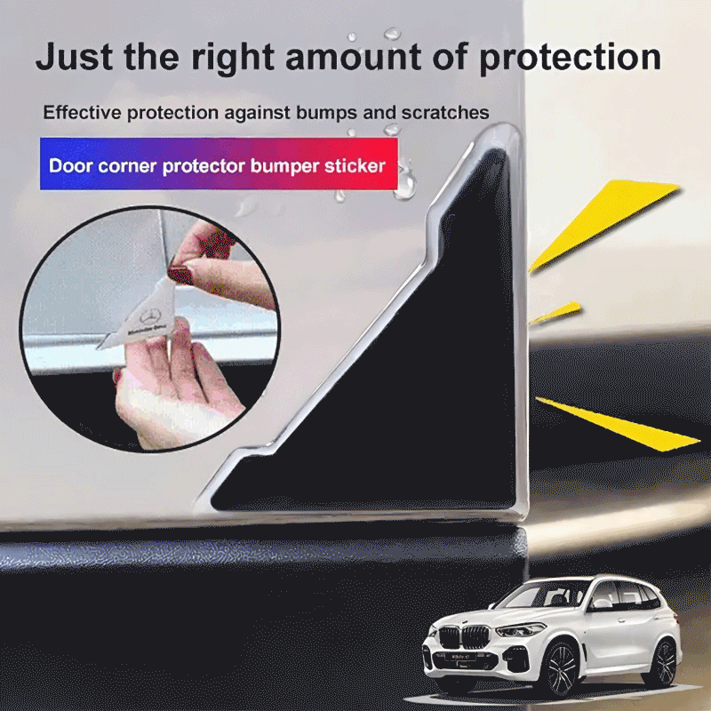 Car door anti-collision corner guard door sticker