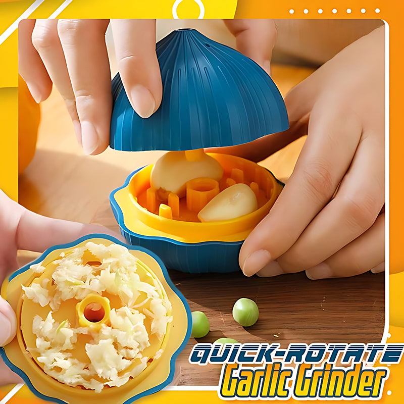 Easy-Twist Garlic Clove Press Crusher