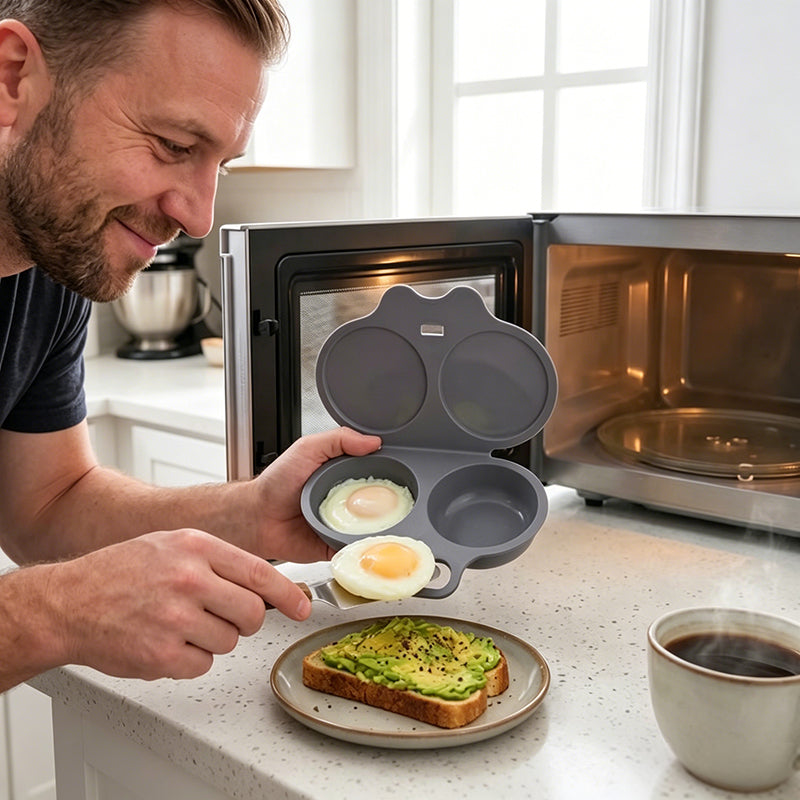Microwave Egg Steaming Container