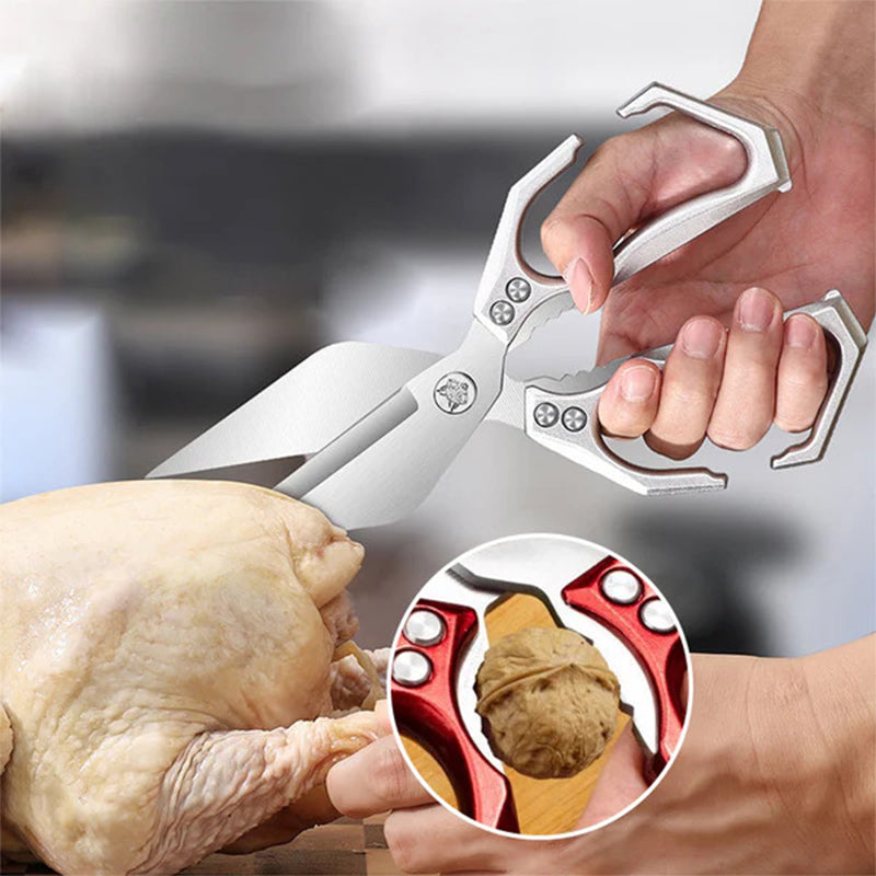 🔥Multi-functional heavy-duty kitchen scissors