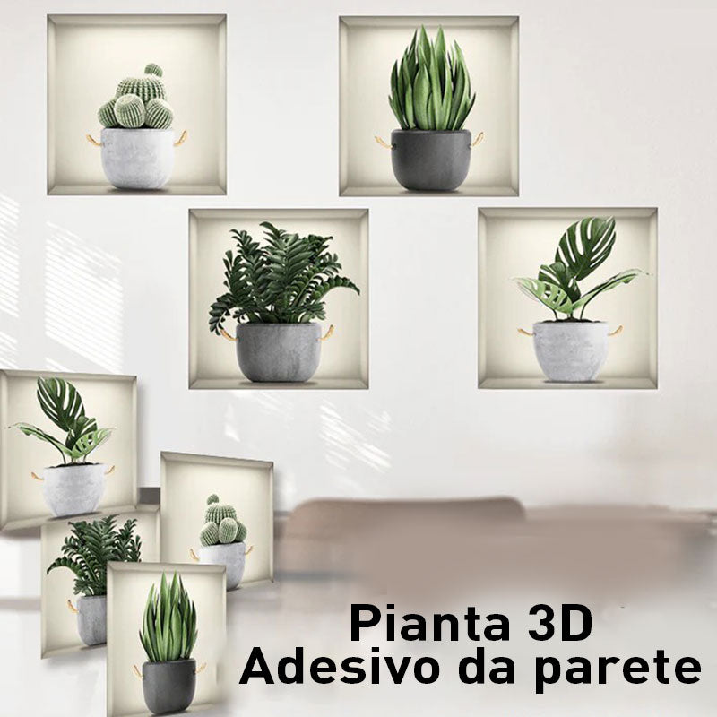 Self-Adhesive 3D Plant Wall Stickers