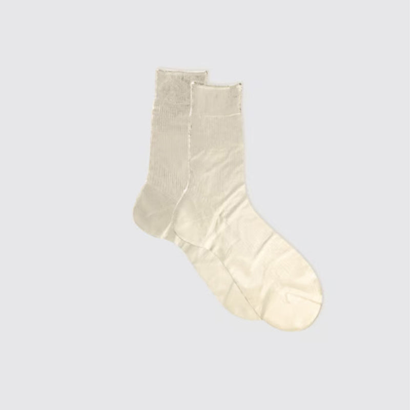 Metallic silk stockings