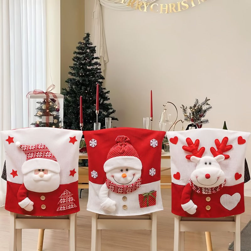 💥Cute Christmas themed chair covers🎄