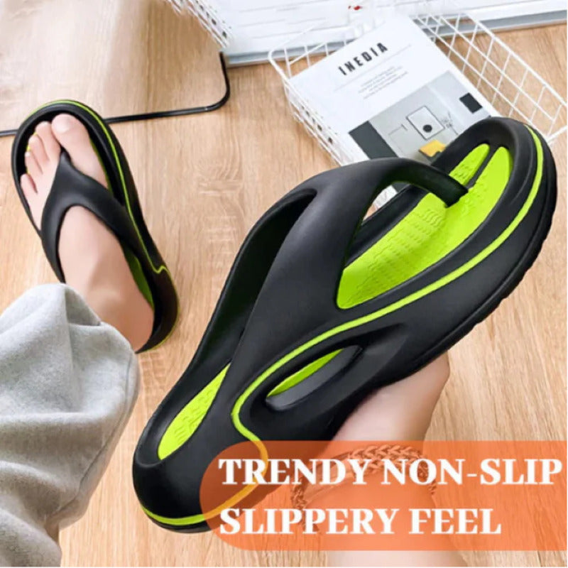 Comfortable Summer Flip Flops with Thick Soles