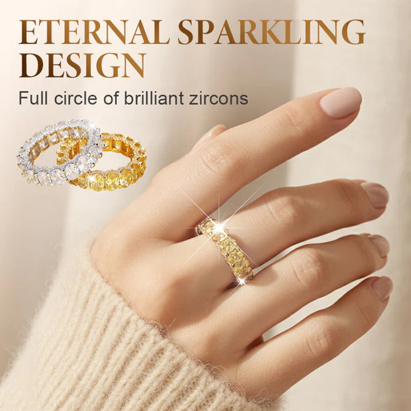 Sparkling Zircon Ring