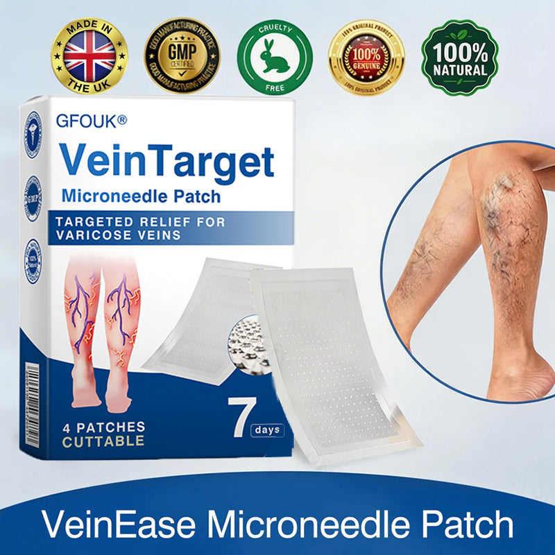 VeinEase microneedle treatment patch