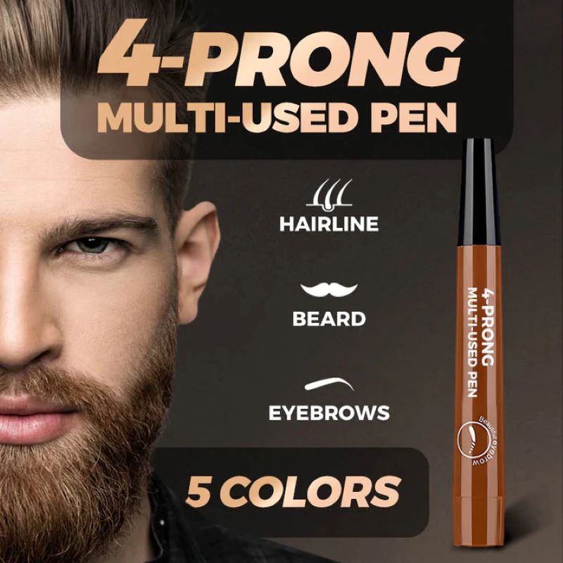 Ultra-fine four-head long-lasting waterproof microblading natural eyebrow pencil