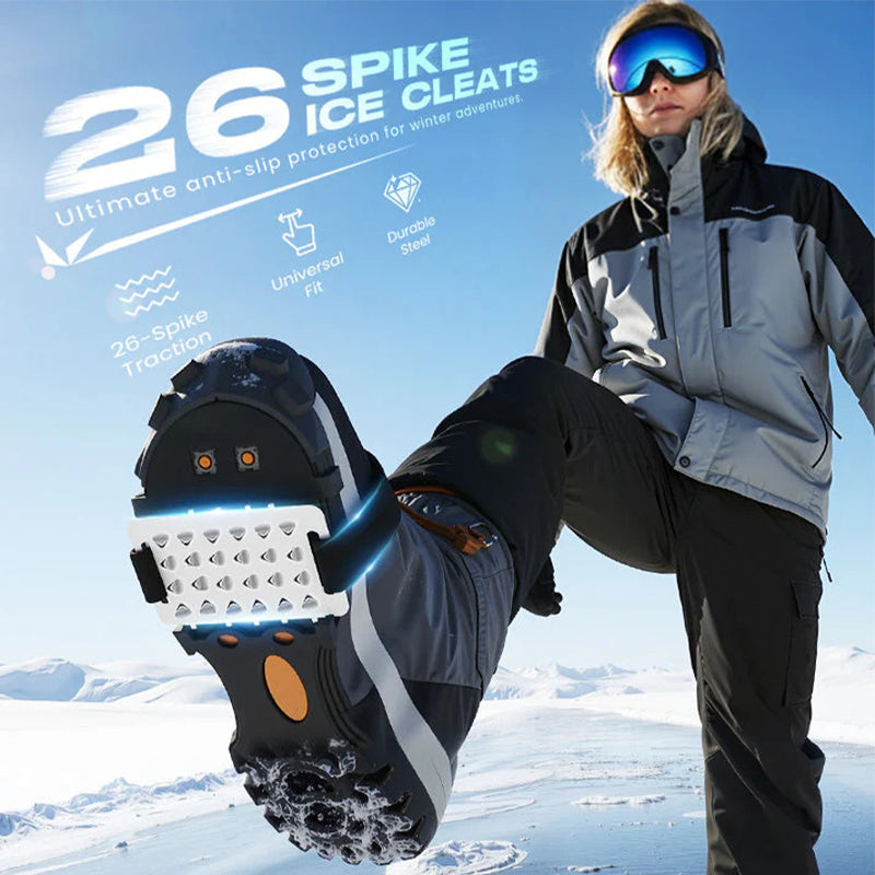 Durable anti-slip shoe crampon set