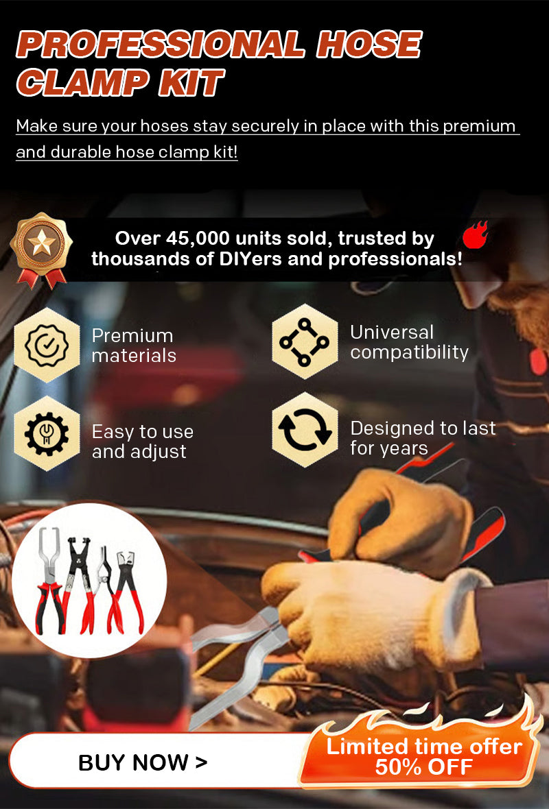 Oil pipe pliers (set of 4)