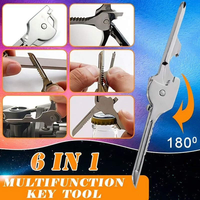 6-in-1 Multi-function Key Tool