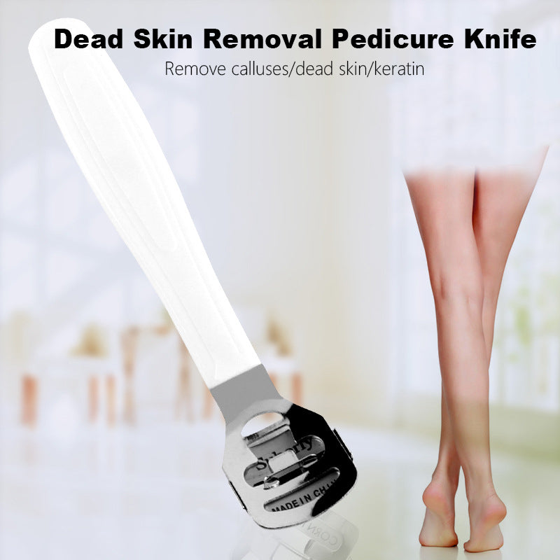 Rubber handle callus razor