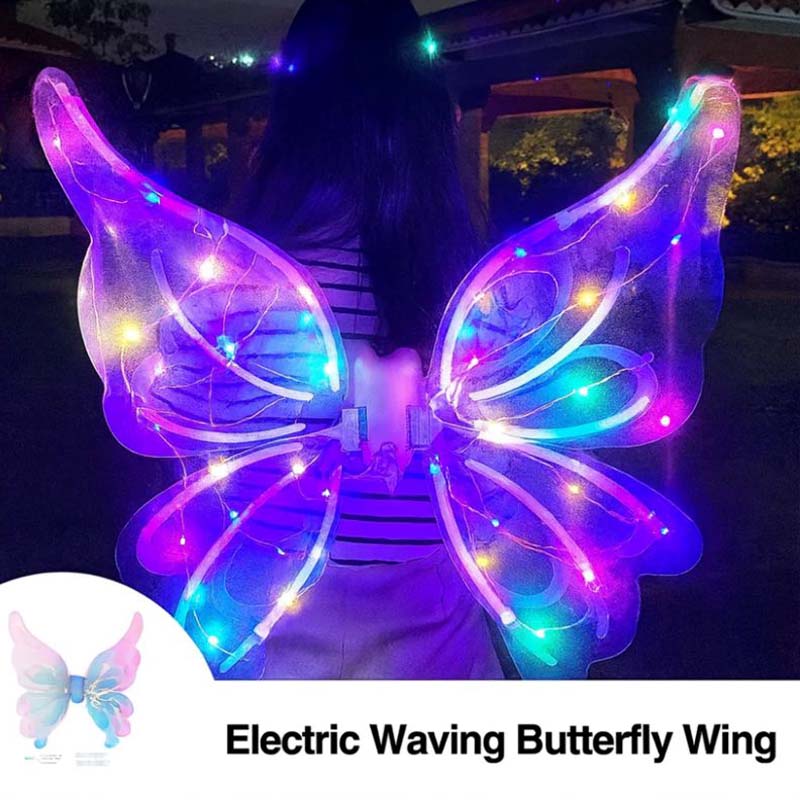 Electric waving fairy wings