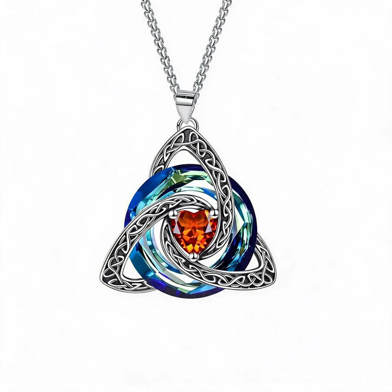 Birthstone Heart Pendant Necklace