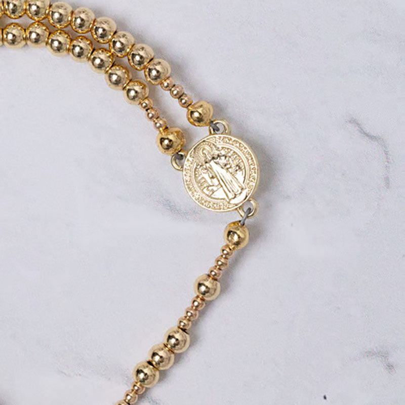 Handmade rosary bracelet