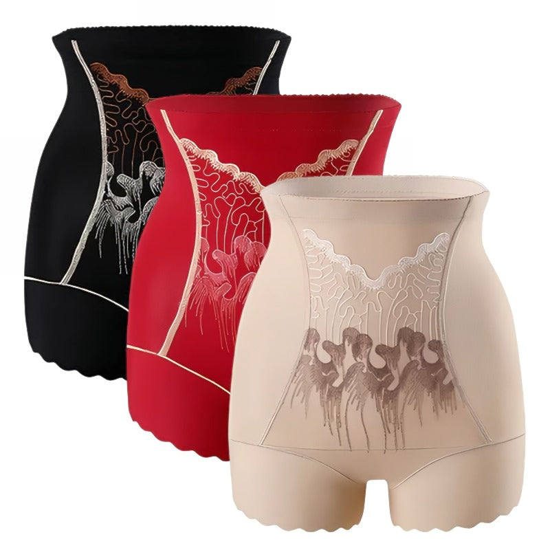 💃 Women's high-waisted tummy-controlling shorts