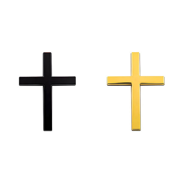 ✝️ 3D Cross Metal Jesus Christ Cross Badge Sticker✨Car Anti-Scratch Sticker