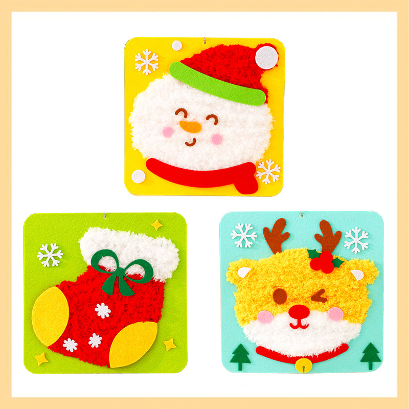 Christmas DIY Embroidery Doll Set