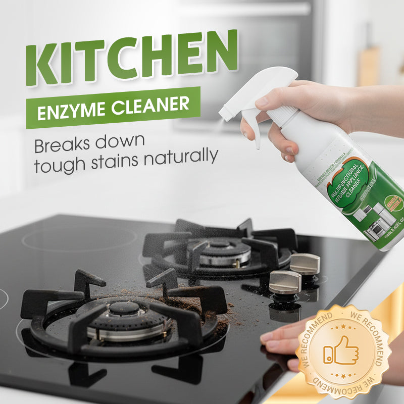 Enzyme-activated powerful degreasing kitchen cleaner