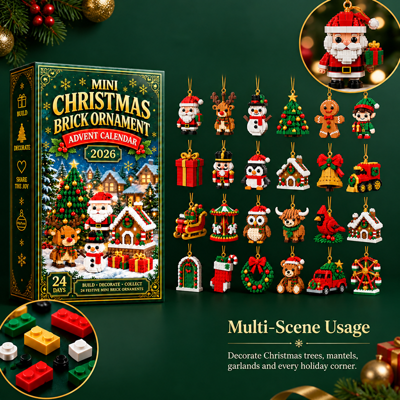 Christmas Building Block Decoration Toy